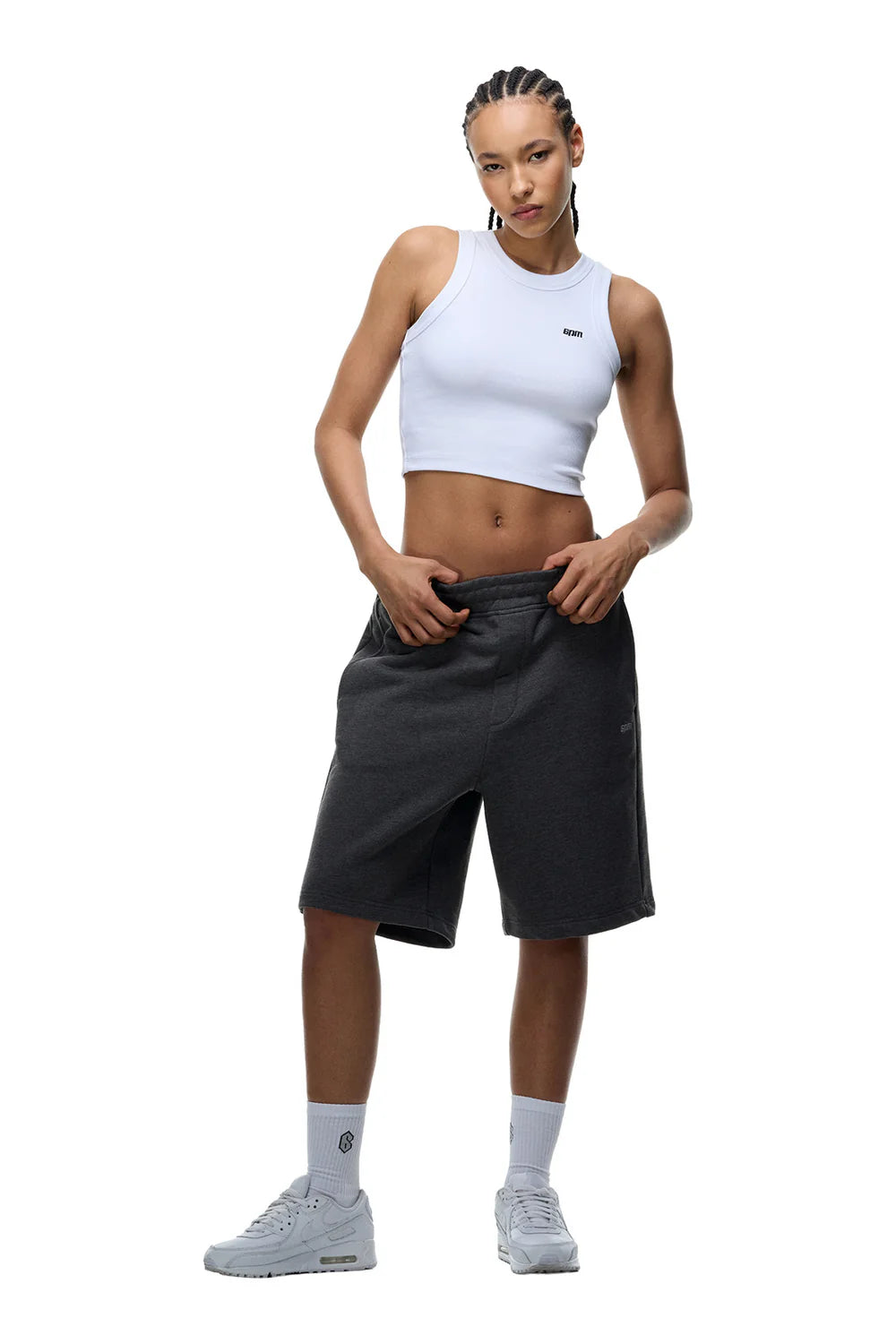 SHORTS FADEED DARK GREY