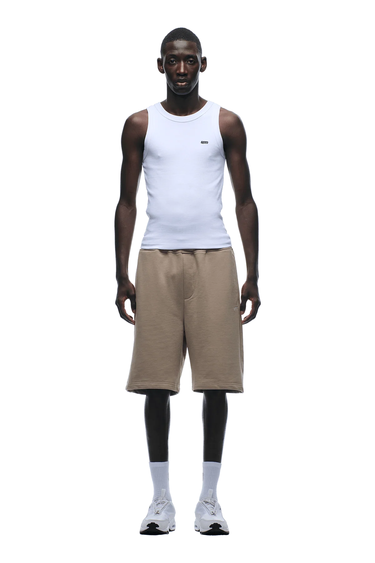 SHORTS FADEED MOCCA CREAM
