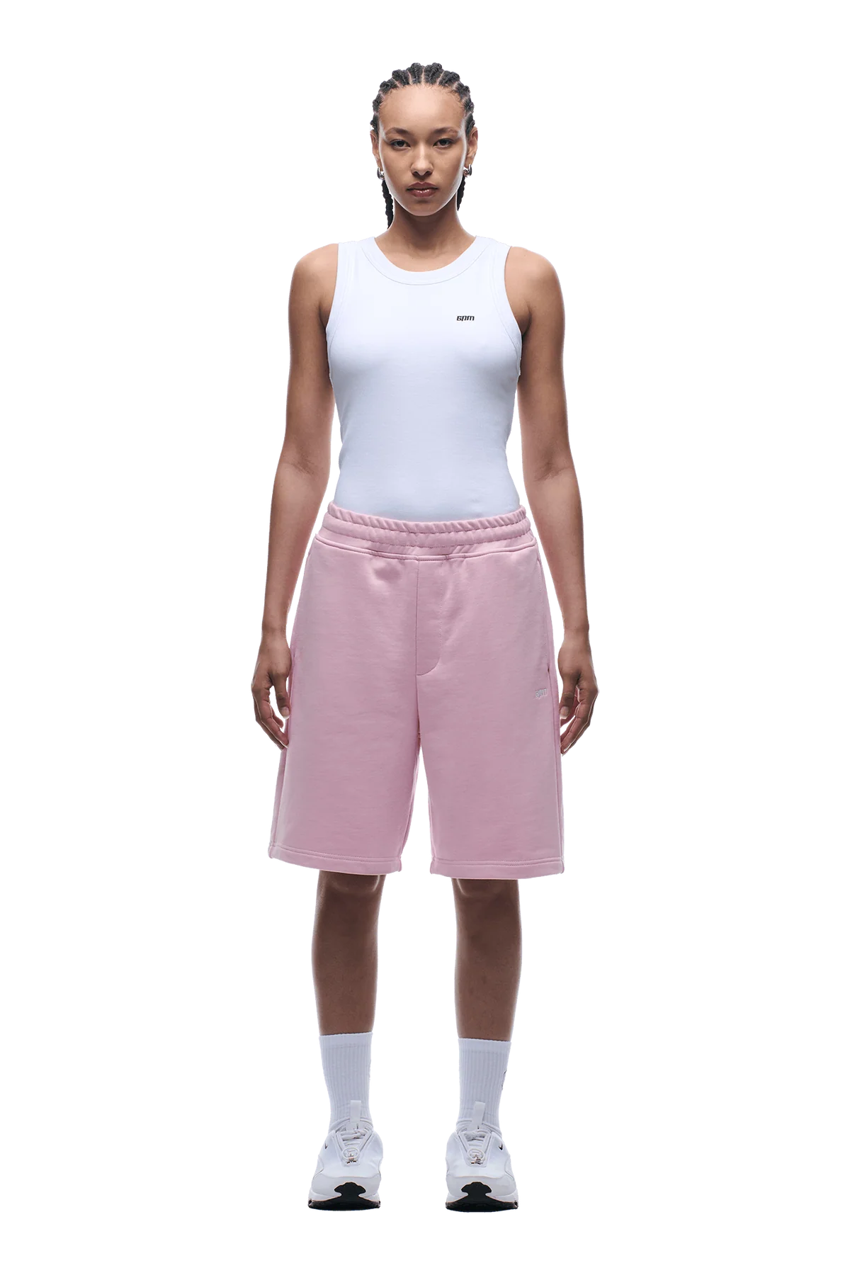 SHORTS FADEED BABY PINK